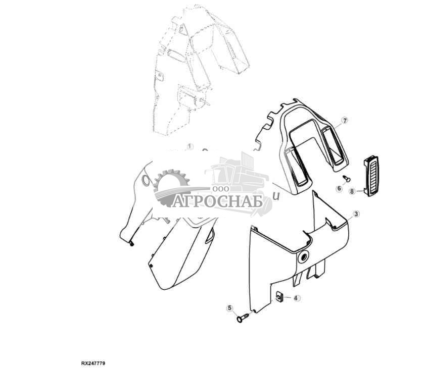 Узел кожуха 